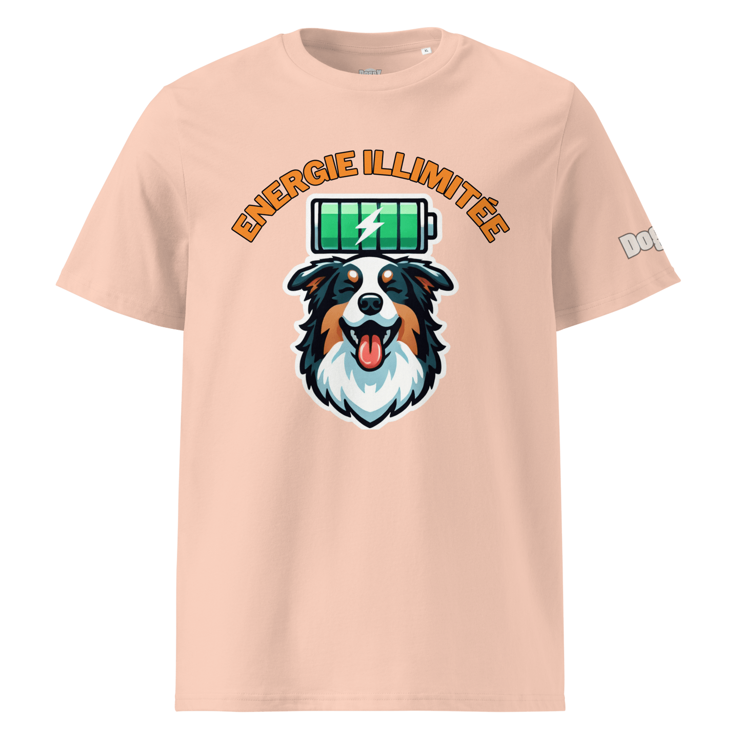 T-shirt unisexe en coton biologique - Collection Berger Australien - Doggy Trend