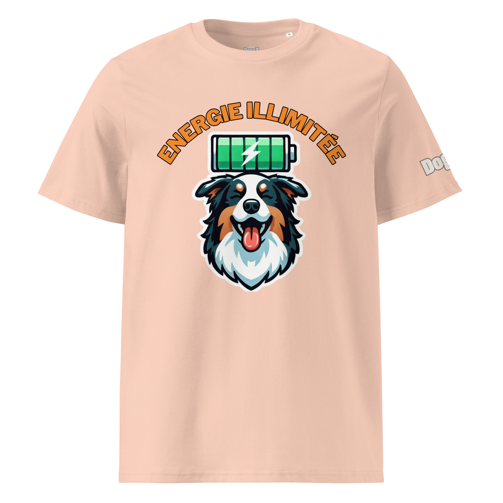 T-shirt unisexe en coton biologique - Collection Berger Australien - Doggy Trend
