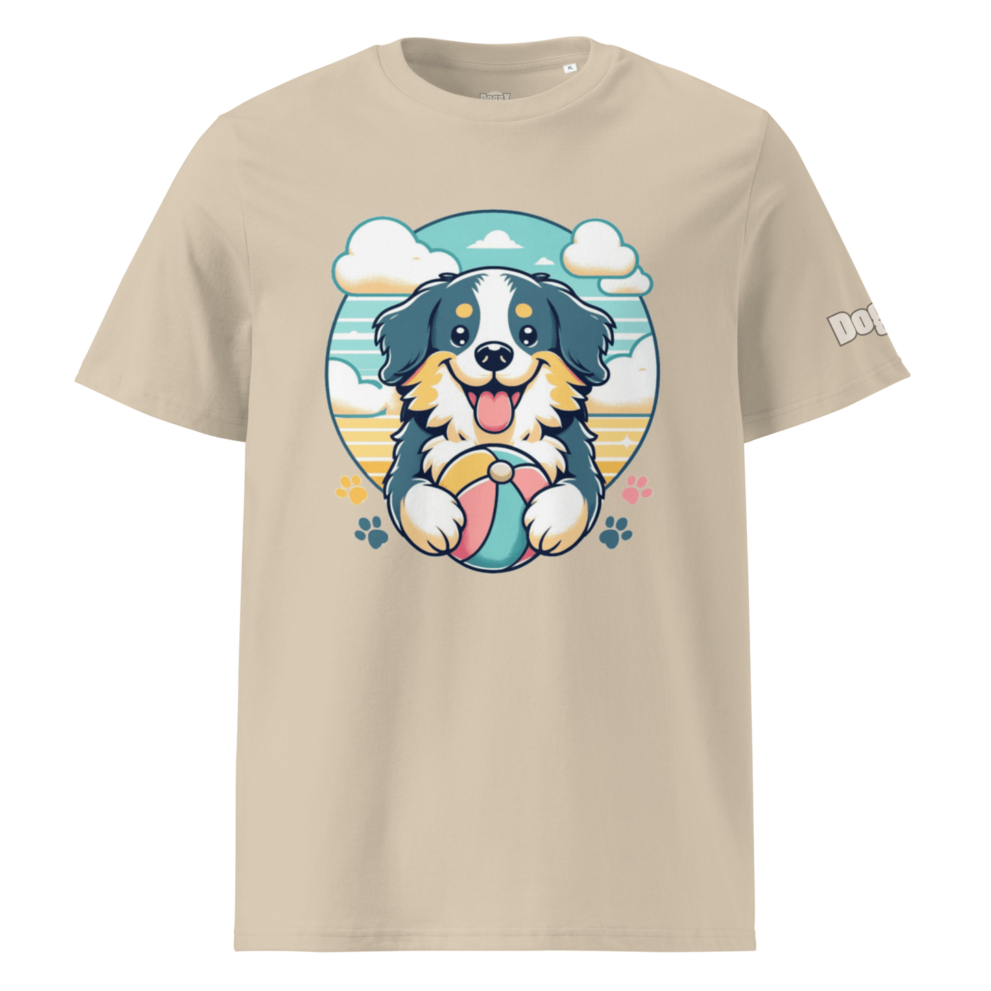 T-shirt unisexe en coton biologique - Collection Berger Australien - Doggy Trend