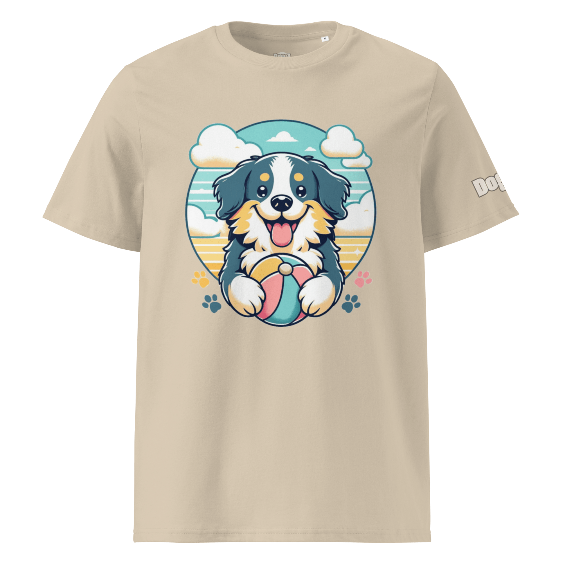 T-shirt unisexe en coton biologique - Collection Berger Australien - Doggy Trend