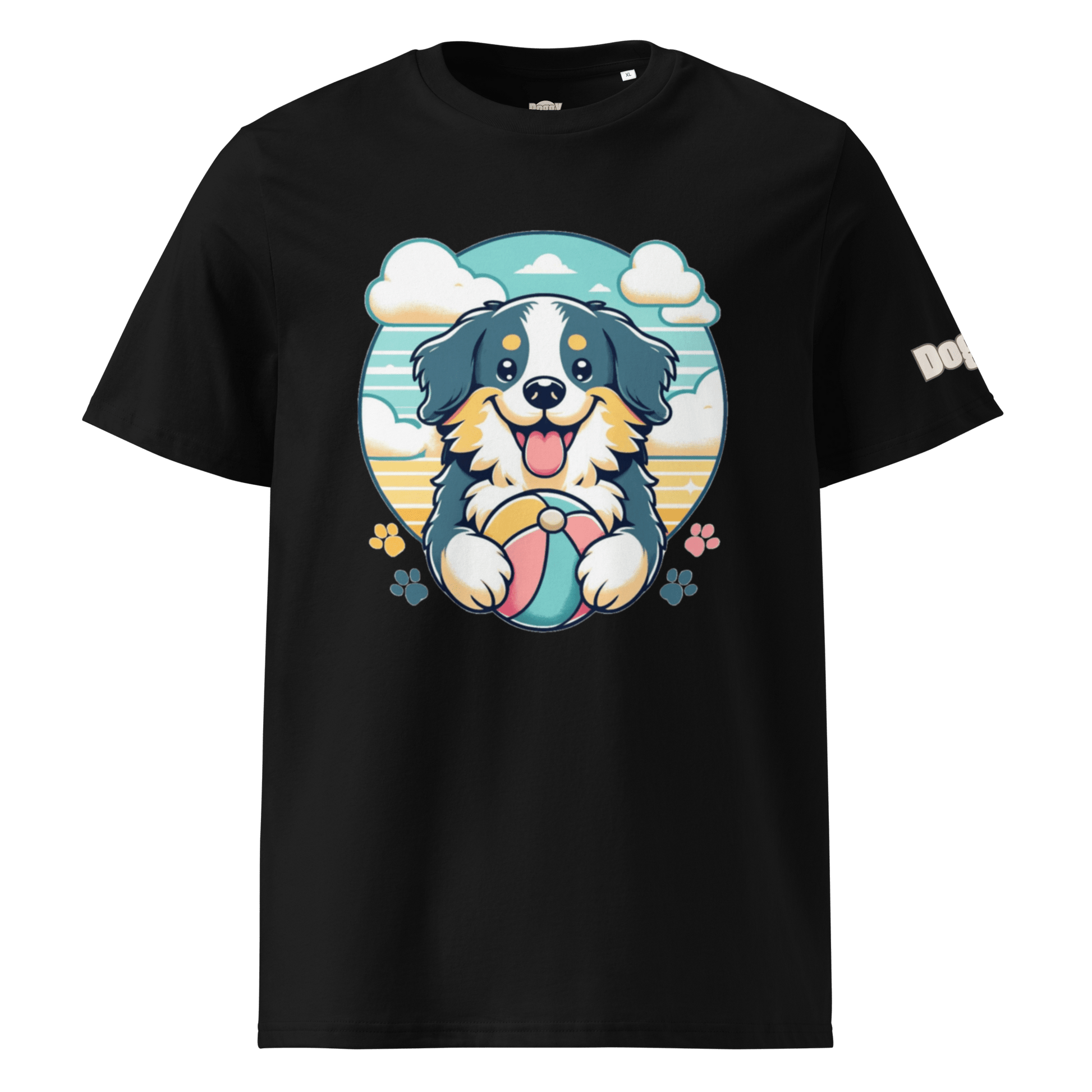 T-shirt unisexe en coton biologique - Collection Berger Australien - Doggy Trend