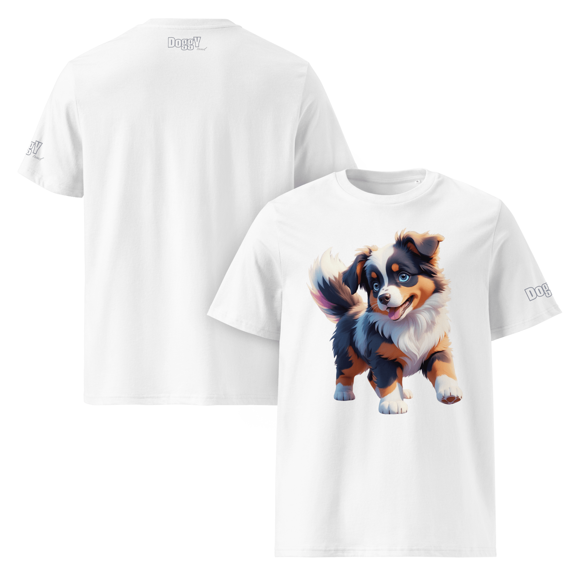 T-shirt unisexe en coton biologique - Collection Berger Australien - Doggy Trend