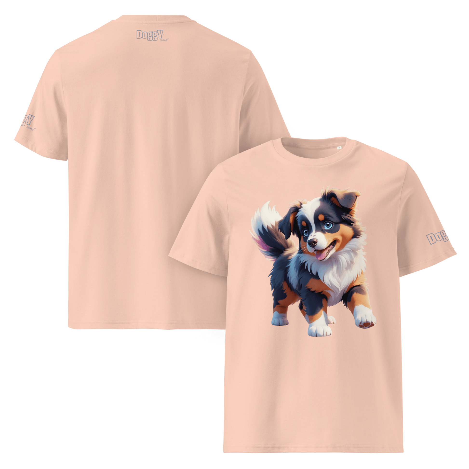 T-shirt unisexe en coton biologique - Collection Berger Australien - Doggy Trend