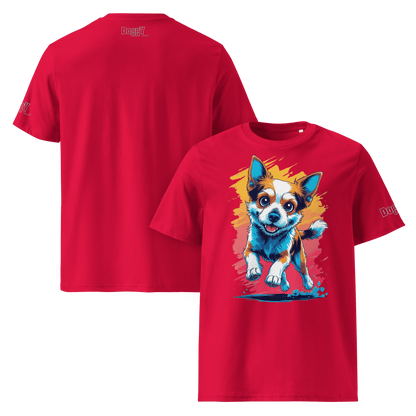 T-shirt unisexe en coton biologique - Collection Berger Australien - Doggy Trend