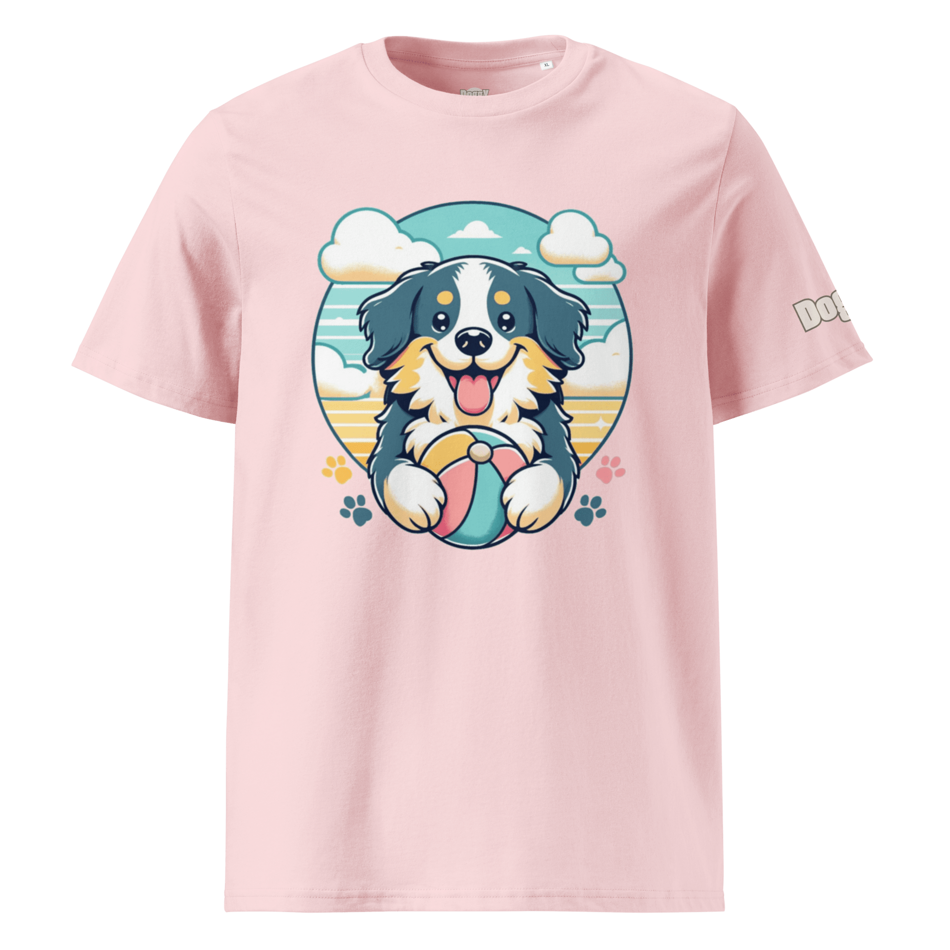 T-shirt unisexe en coton biologique - Collection Berger Australien - Doggy Trend