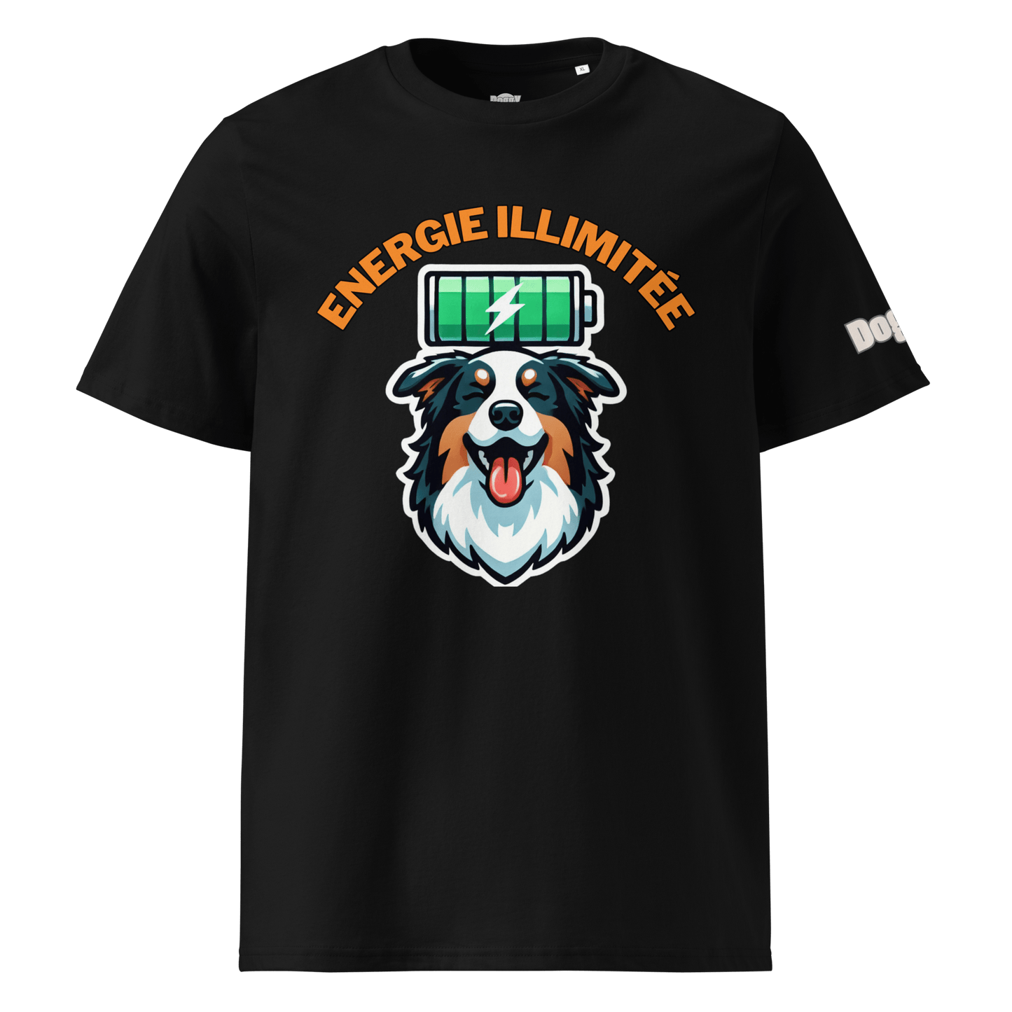 T-shirt unisexe en coton biologique - Collection Berger Australien - Doggy Trend