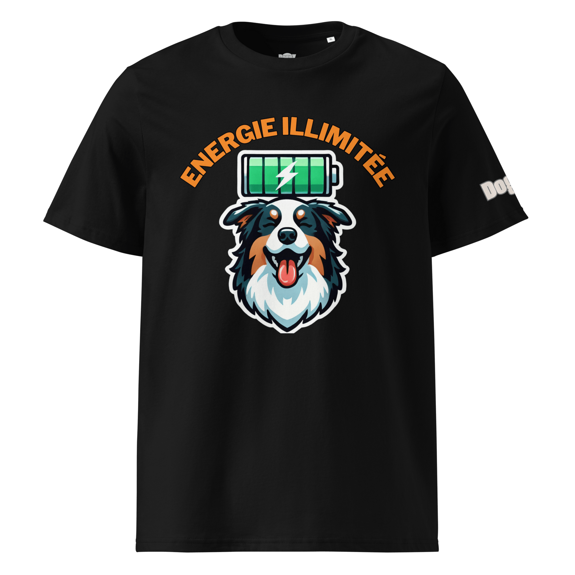 T-shirt unisexe en coton biologique - Collection Berger Australien - Doggy Trend