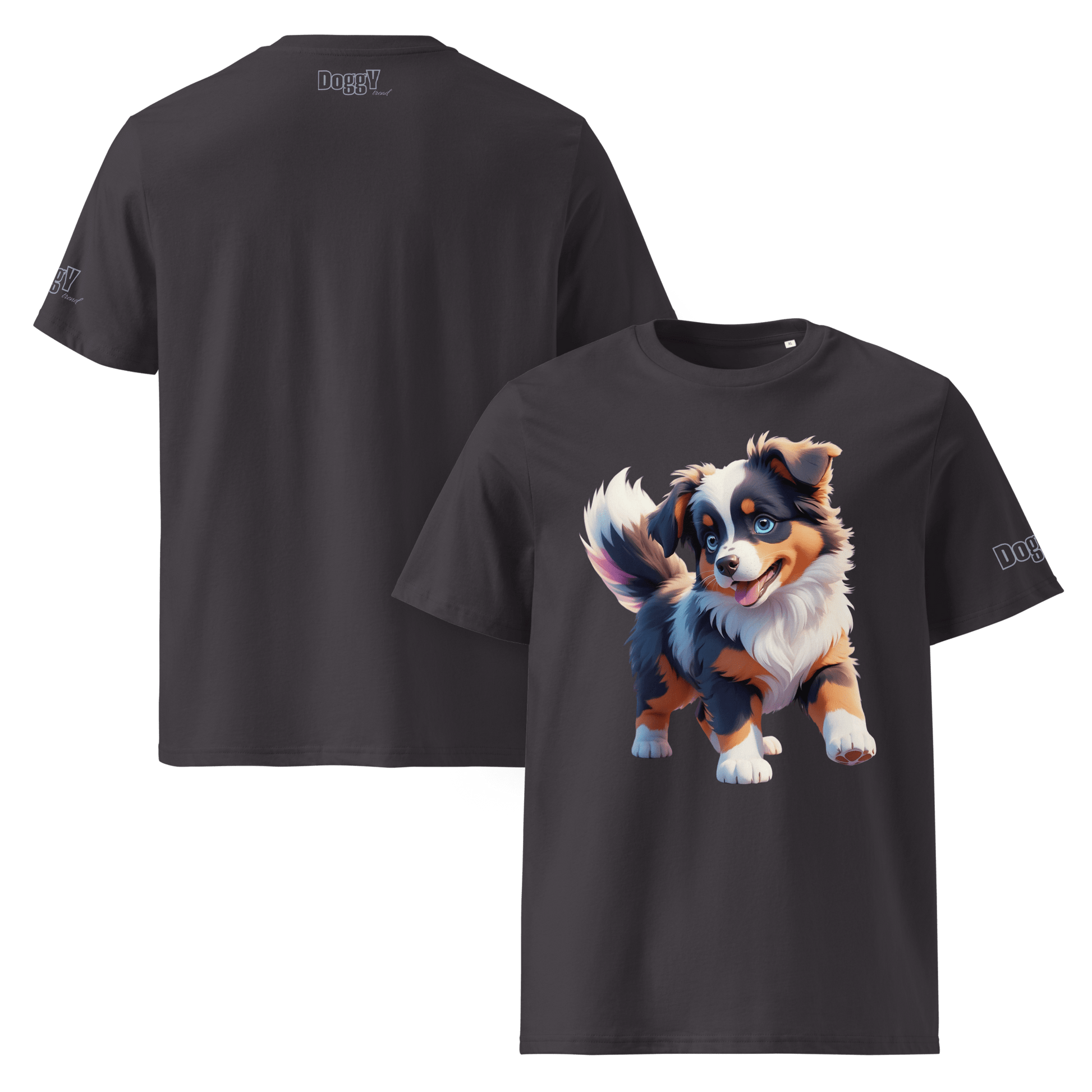 T-shirt unisexe en coton biologique - Collection Berger Australien - Doggy Trend