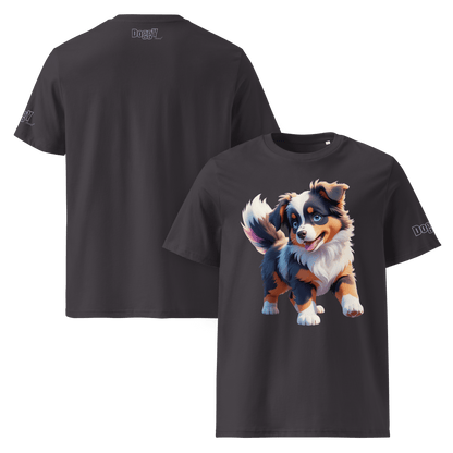 T-shirt unisexe en coton biologique - Collection Berger Australien - Doggy Trend