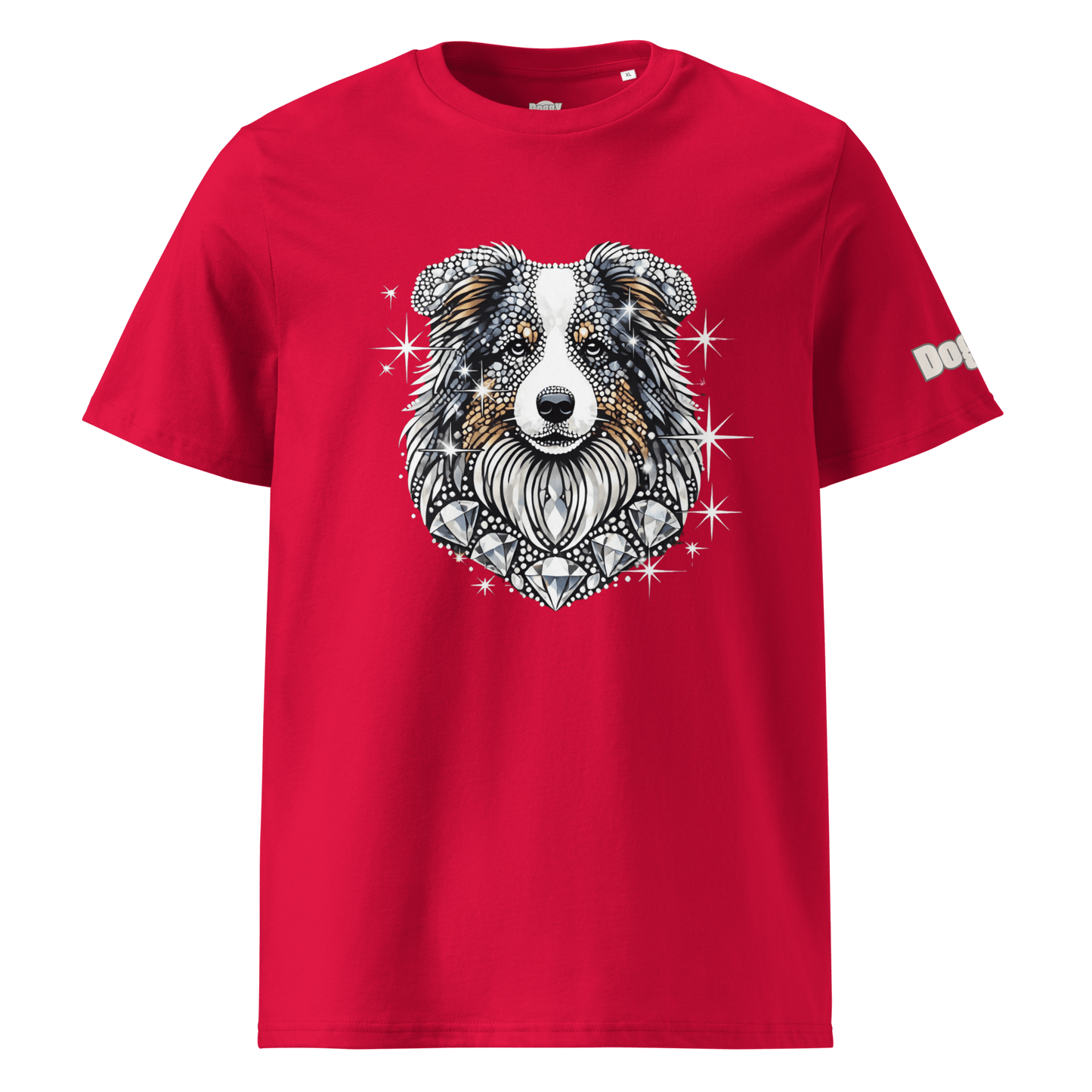 T-shirt unisexe en coton biologique - Collection Berger Australien - Doggy Trend