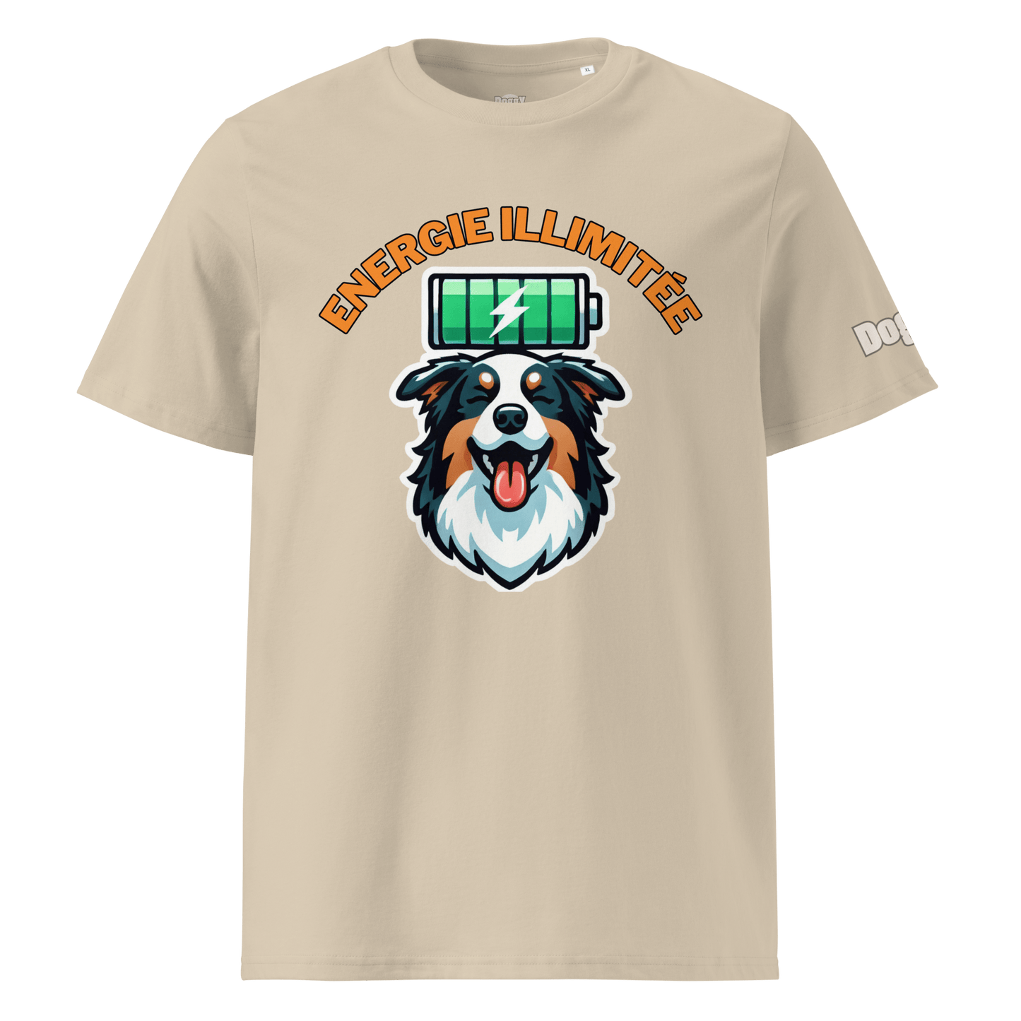 T-shirt unisexe en coton biologique - Collection Berger Australien - Doggy Trend
