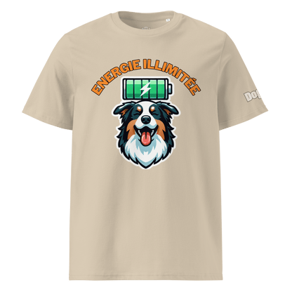 T-shirt unisexe en coton biologique - Collection Berger Australien - Doggy Trend