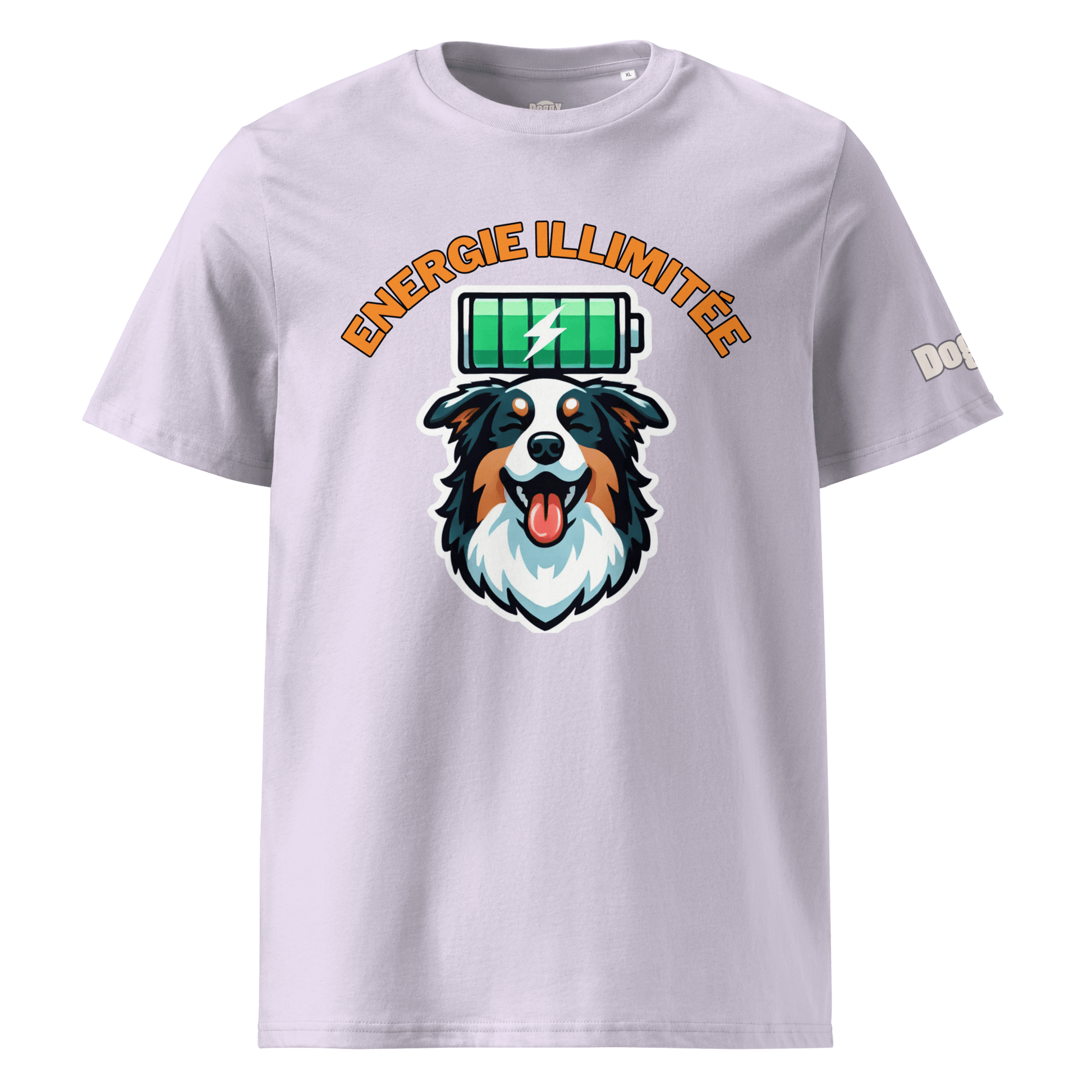 T-shirt unisexe en coton biologique - Collection Berger Australien - Doggy Trend