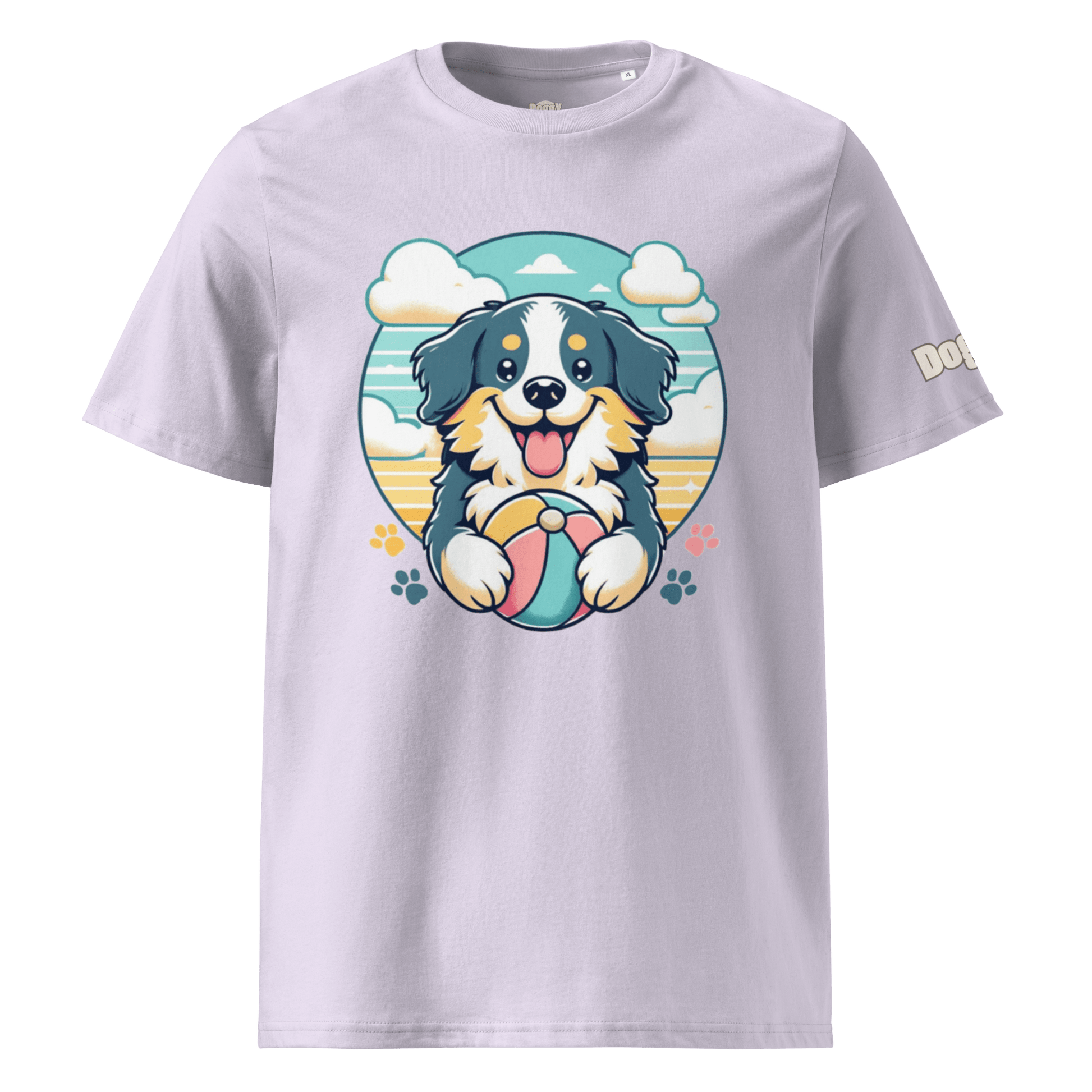 T-shirt unisexe en coton biologique - Collection Berger Australien - Doggy Trend