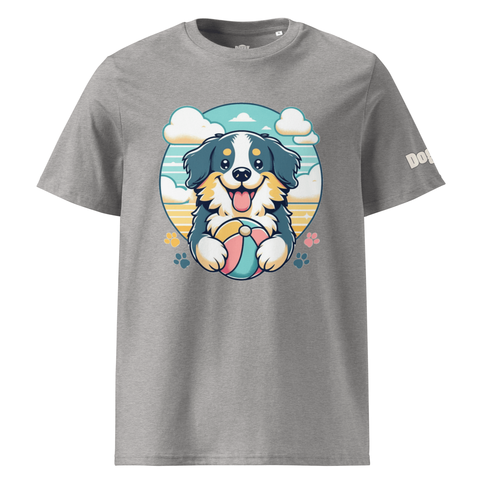 T-shirt unisexe en coton biologique - Collection Berger Australien - Doggy Trend