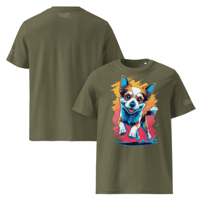 T-shirt unisexe en coton biologique - Collection Berger Australien - Doggy Trend