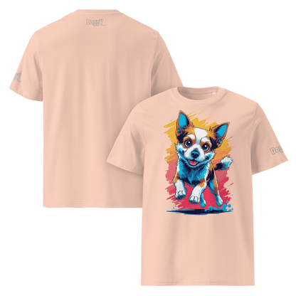 T-shirt unisexe en coton biologique - Collection Berger Australien - Doggy Trend