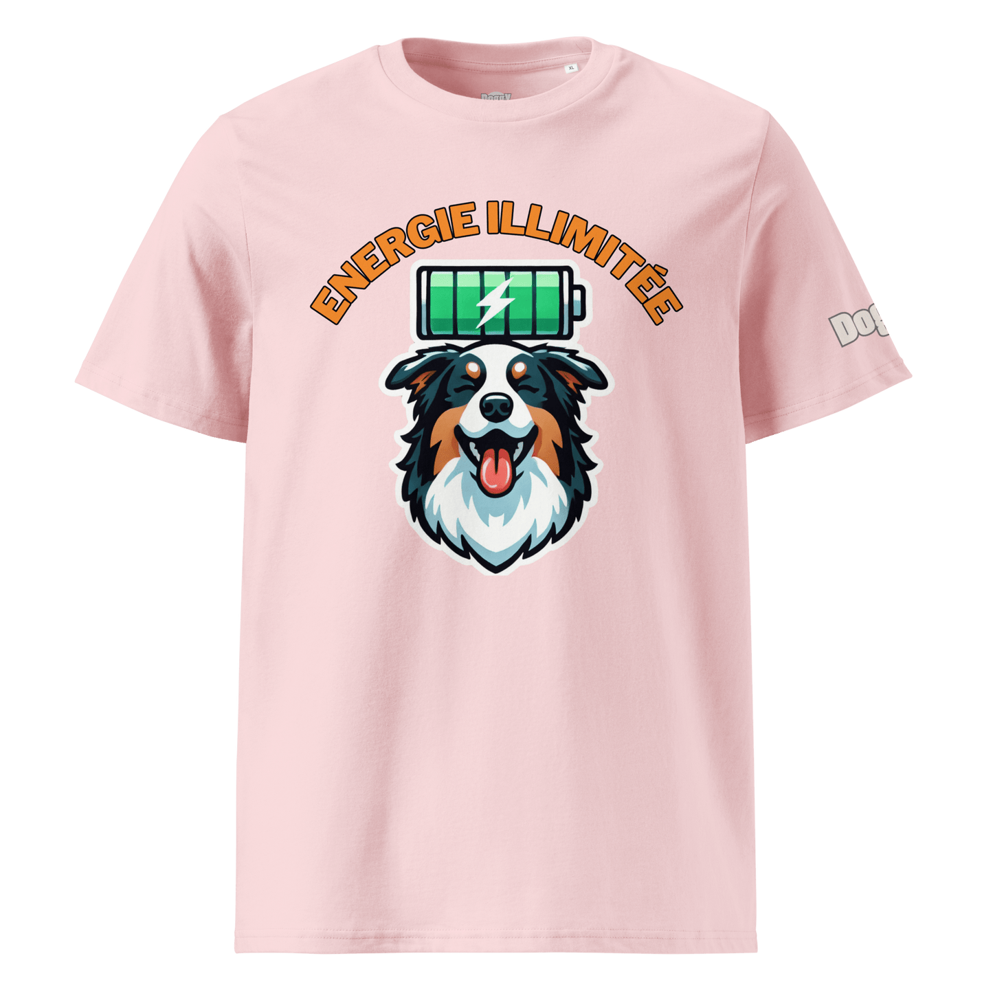 T-shirt unisexe en coton biologique - Collection Berger Australien - Doggy Trend