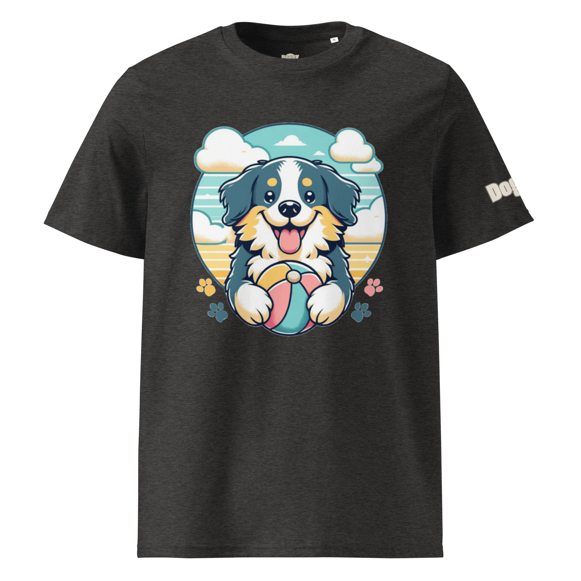 T-shirt unisexe en coton biologique - Collection Berger Australien - Doggy Trend