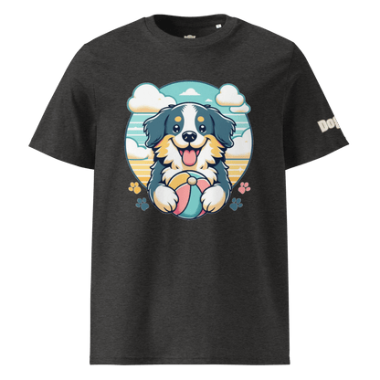 T-shirt unisexe en coton biologique - Collection Berger Australien - Doggy Trend