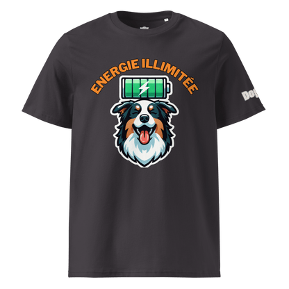 T-shirt unisexe en coton biologique - Collection Berger Australien - Doggy Trend