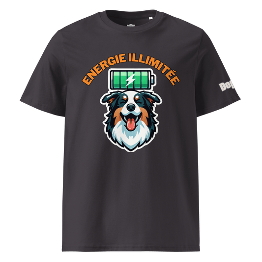 T-shirt unisexe en coton biologique - Collection Berger Australien - Doggy Trend