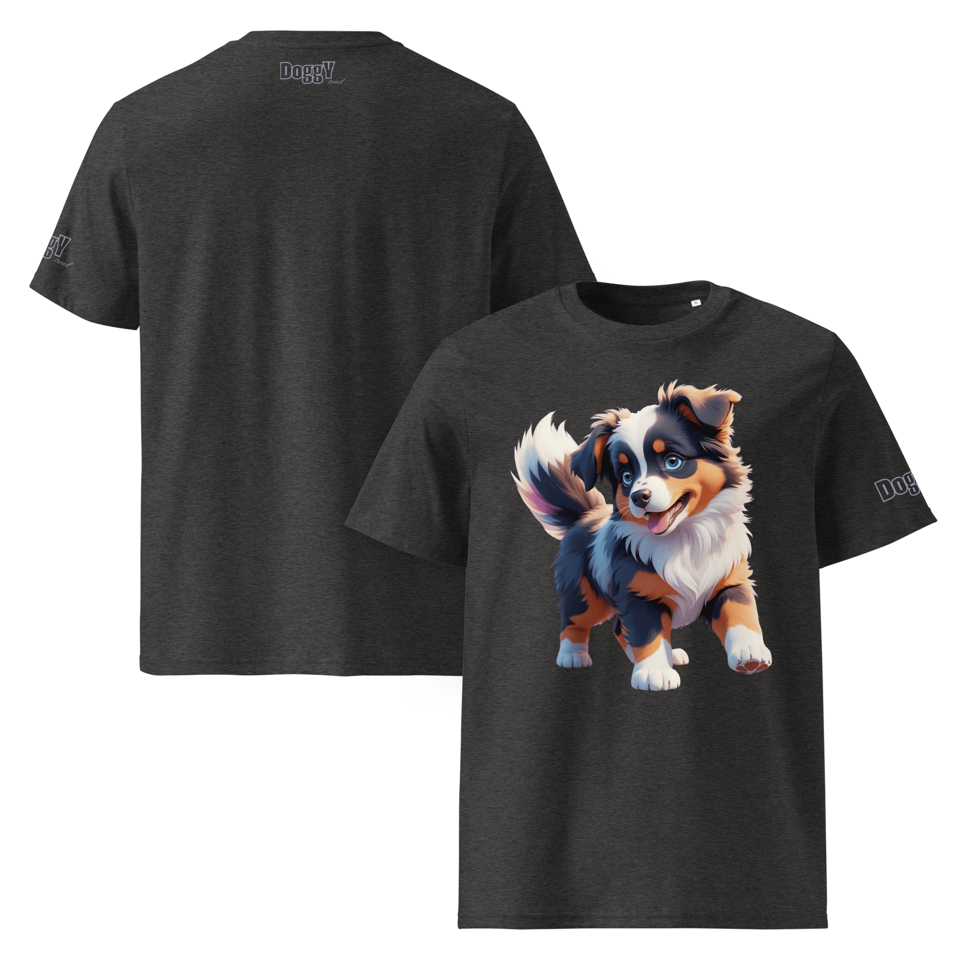T-shirt unisexe en coton biologique - Collection Berger Australien - Doggy Trend
