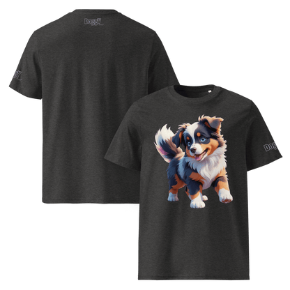 T-shirt unisexe en coton biologique - Collection Berger Australien - Doggy Trend