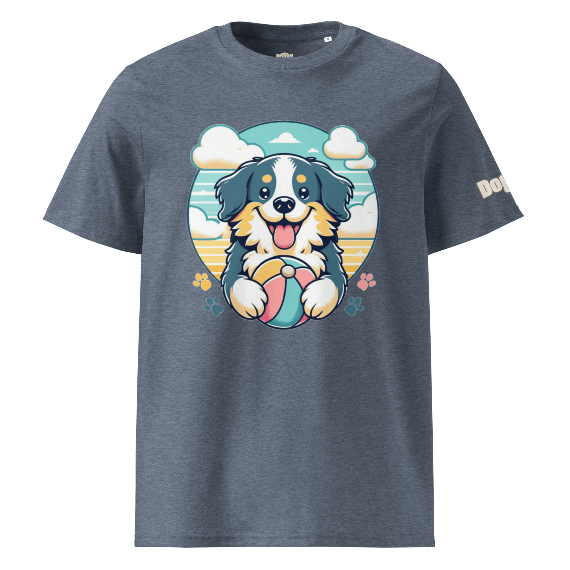 T-shirt unisexe en coton biologique - Collection Berger Australien - Doggy Trend