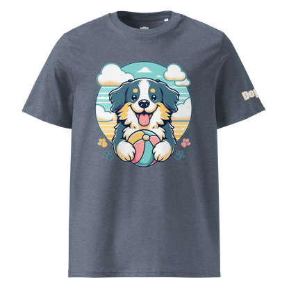 T-shirt unisexe en coton biologique - Collection Berger Australien - Doggy Trend
