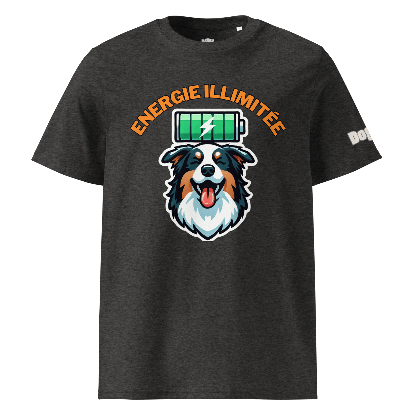 T-shirt unisexe en coton biologique - Collection Berger Australien - Doggy Trend