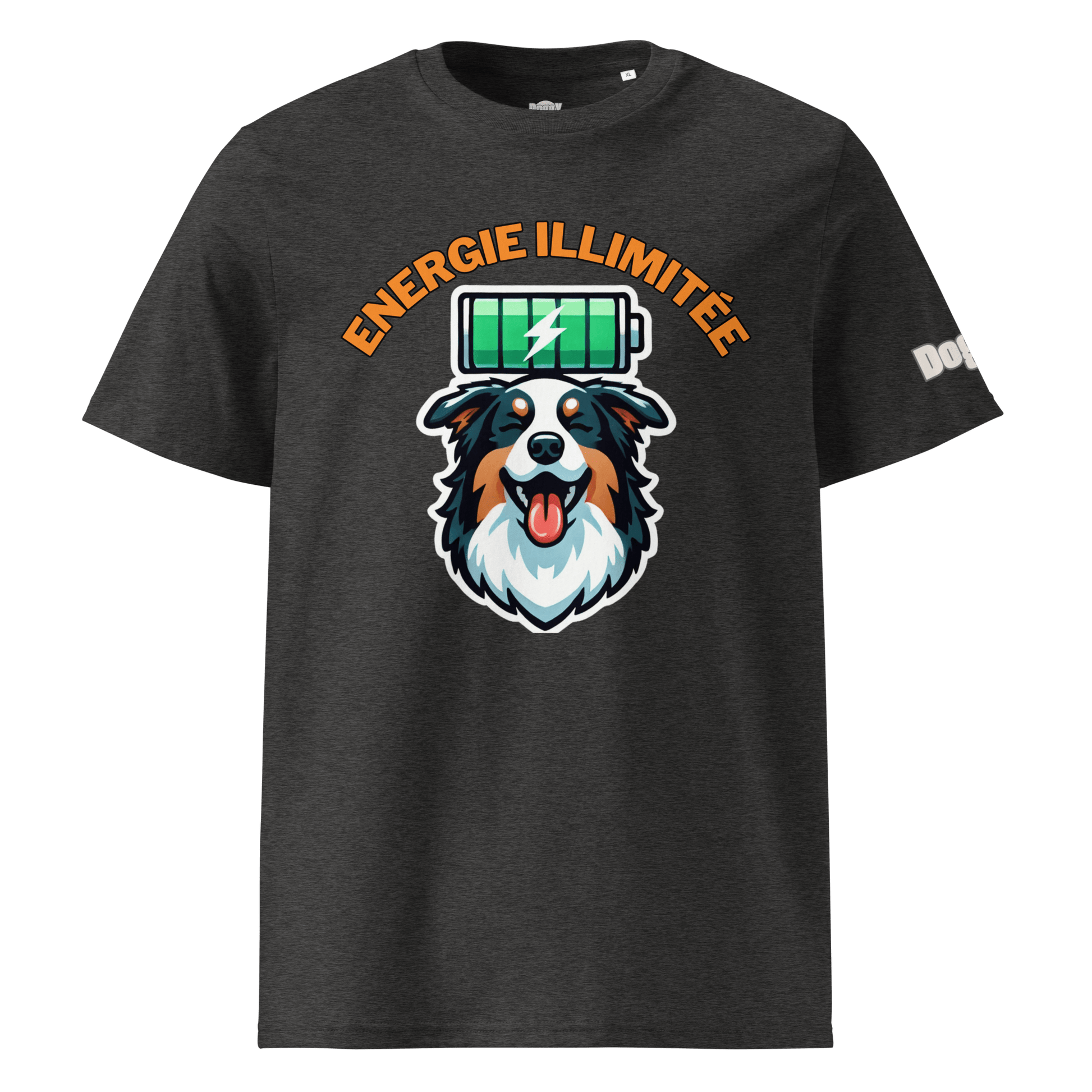 T-shirt unisexe en coton biologique - Collection Berger Australien - Doggy Trend