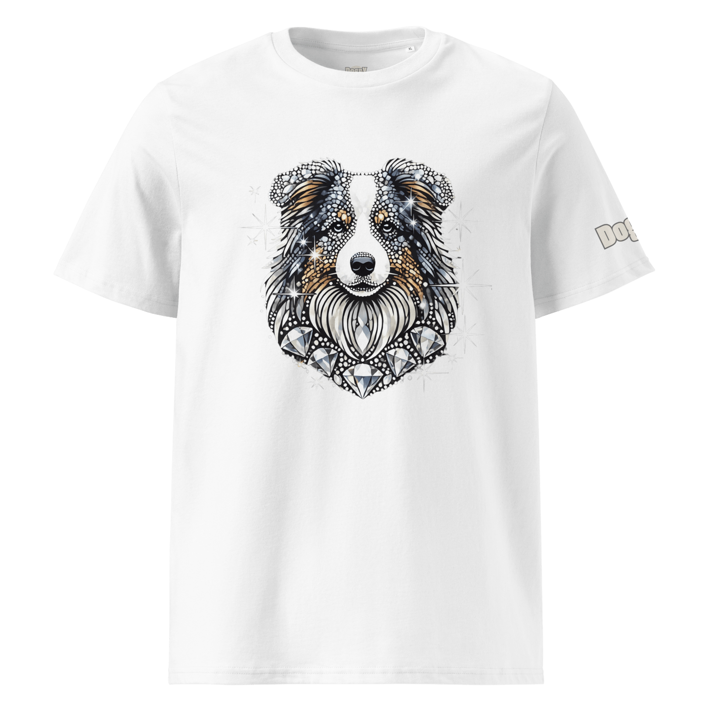 T-shirt unisexe en coton biologique - Collection Berger Australien - Doggy Trend