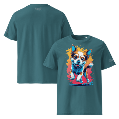 T-shirt unisexe en coton biologique - Collection Berger Australien - Doggy Trend