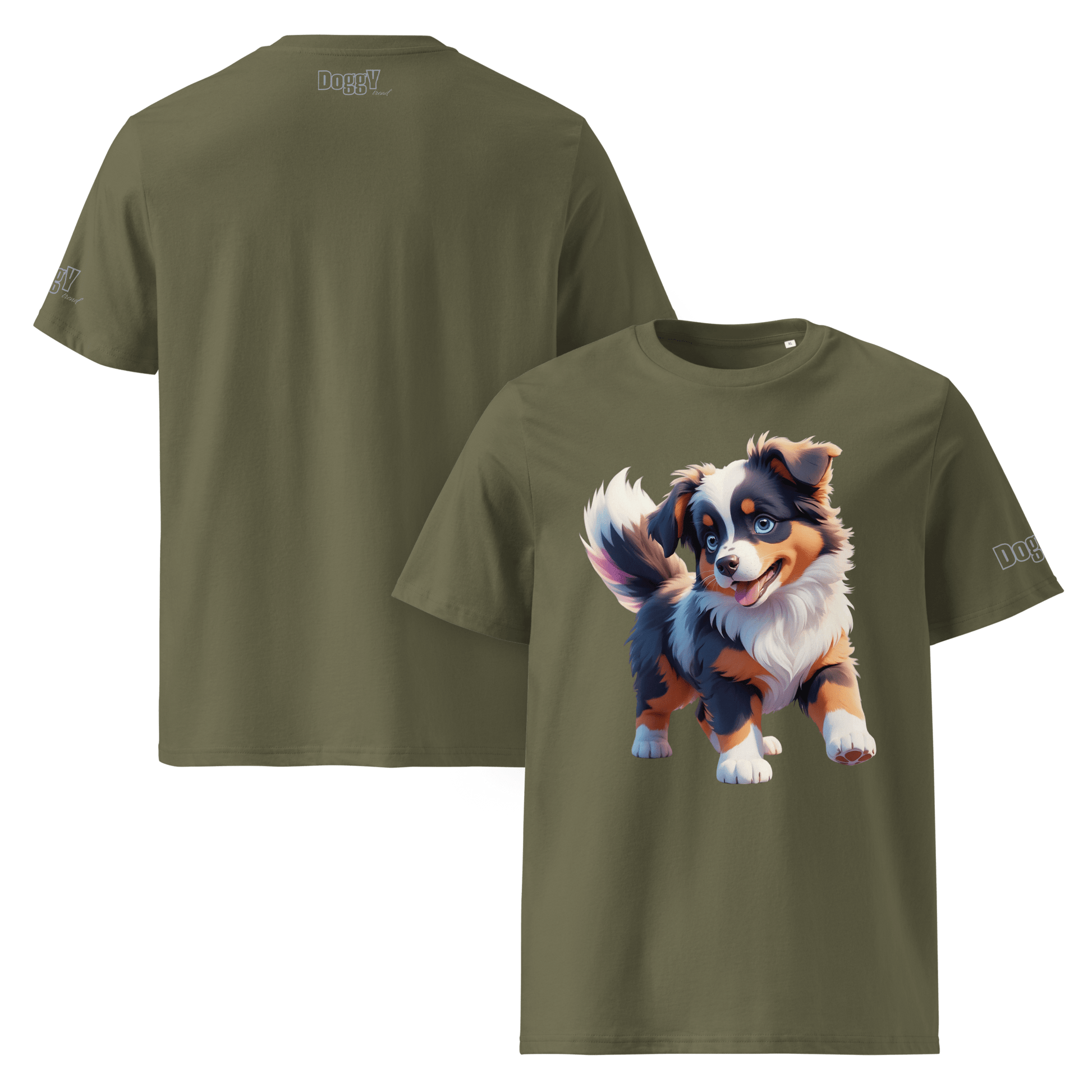 T-shirt unisexe en coton biologique - Collection Berger Australien - Doggy Trend