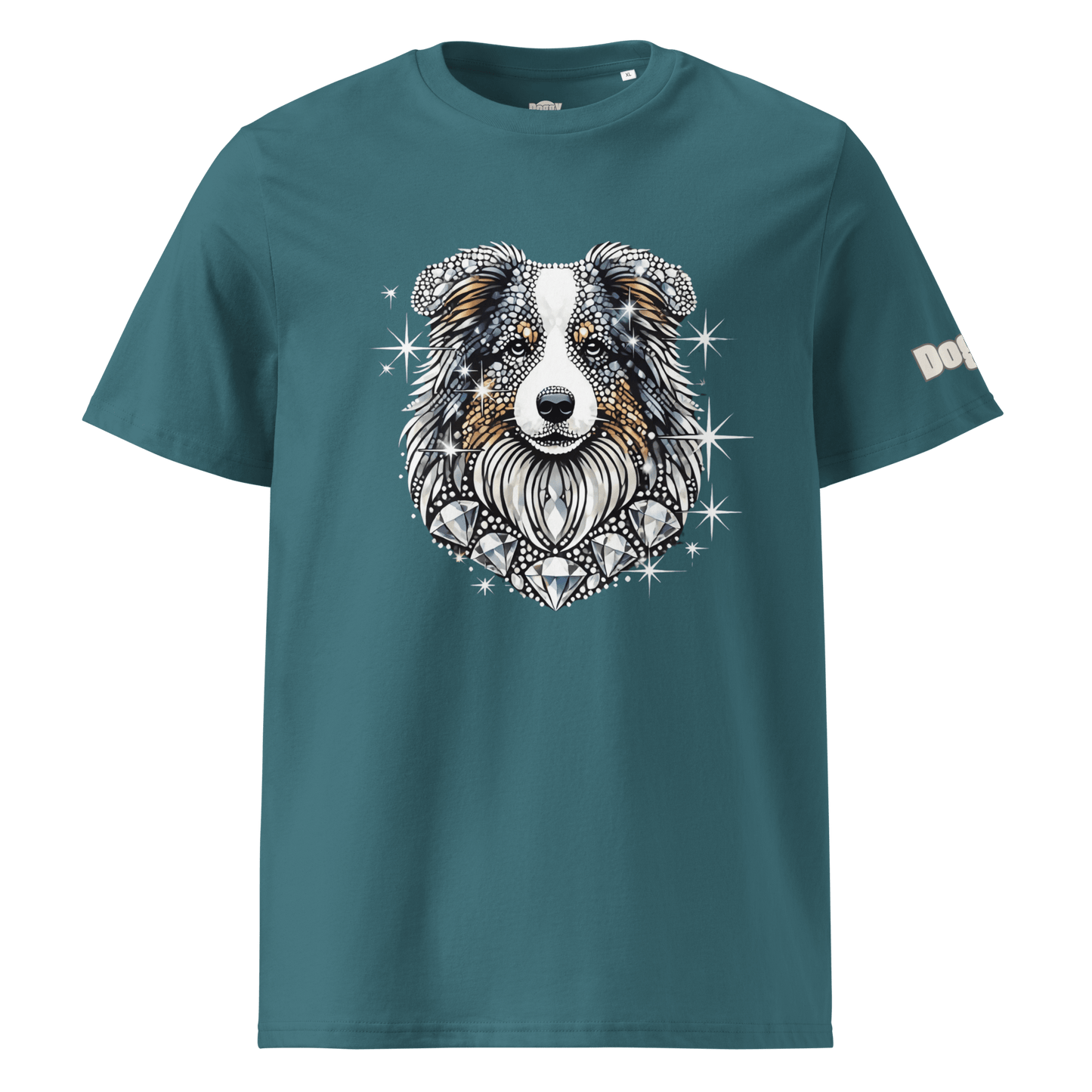 T-shirt unisexe en coton biologique - Collection Berger Australien - Doggy Trend