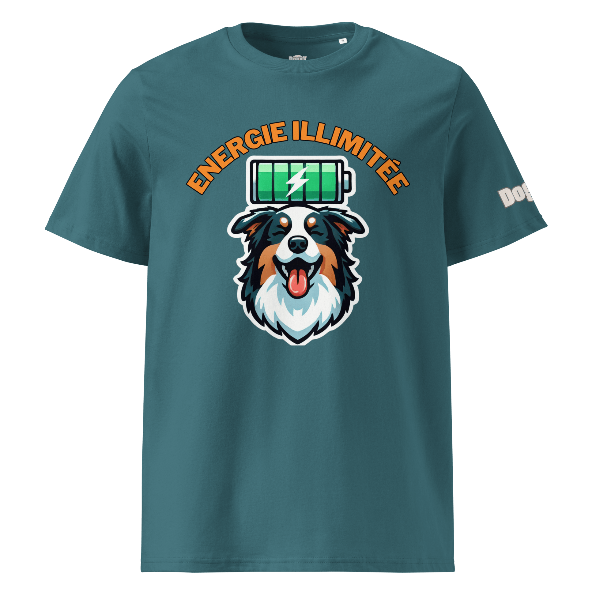 T-shirt unisexe en coton biologique - Collection Berger Australien - Doggy Trend