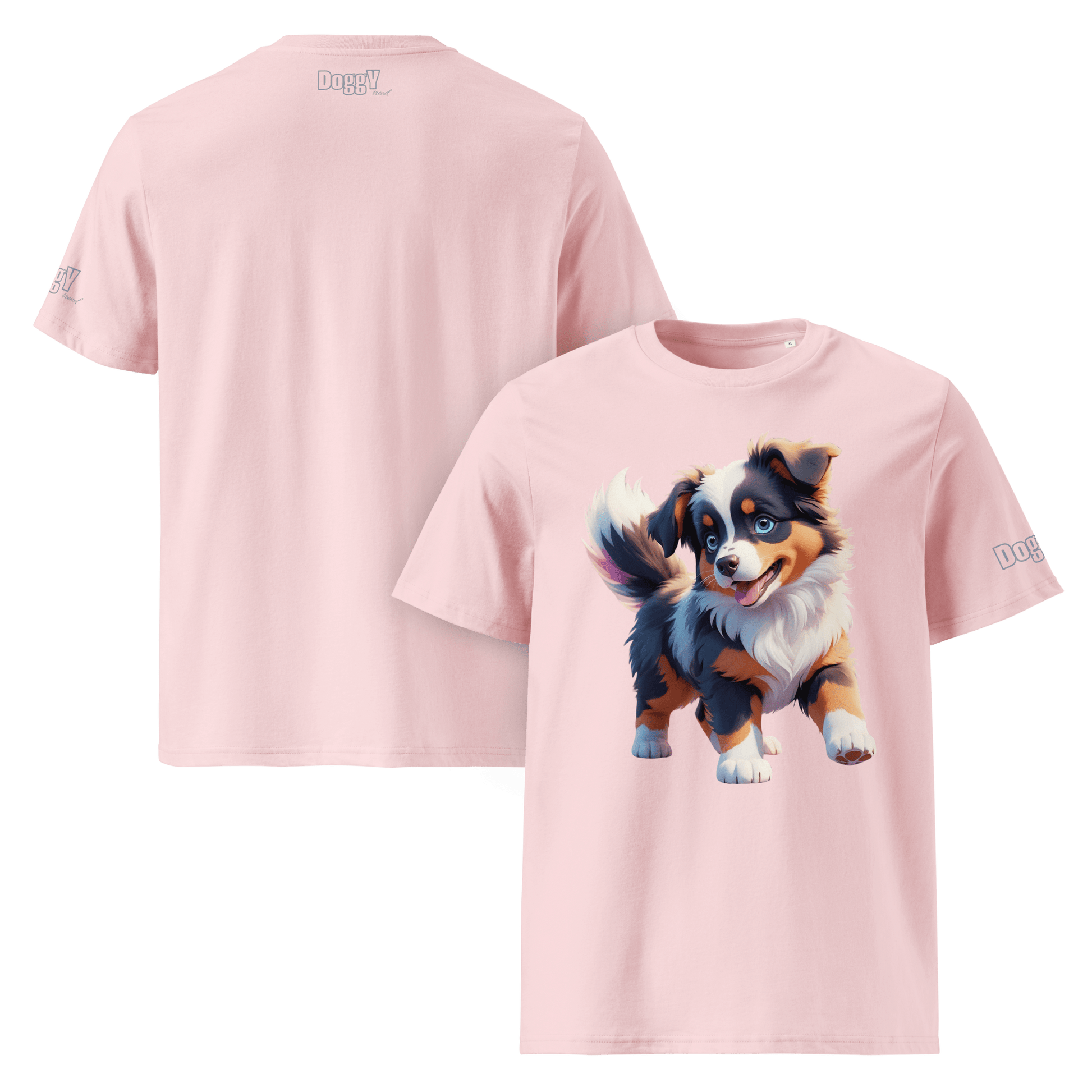 T-shirt unisexe en coton biologique - Collection Berger Australien - Doggy Trend