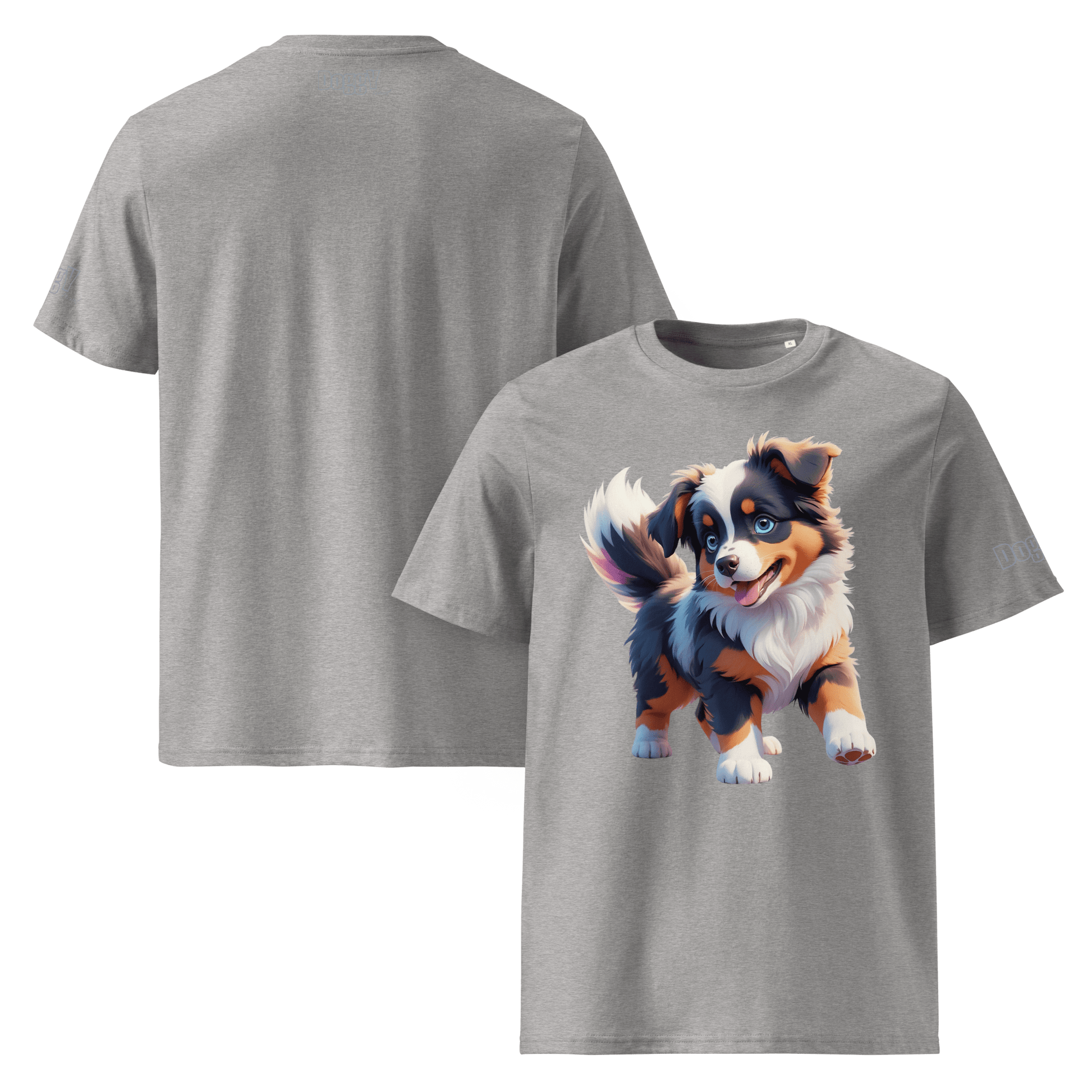 T-shirt unisexe en coton biologique - Collection Berger Australien - Doggy Trend