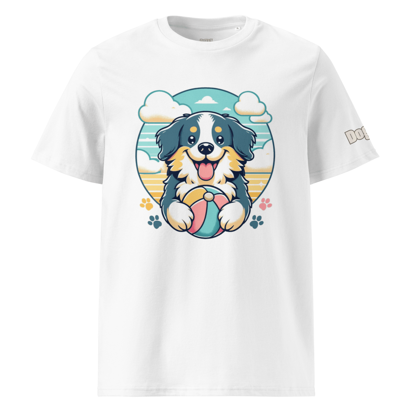 T-shirt unisexe en coton biologique - Collection Berger Australien - Doggy Trend