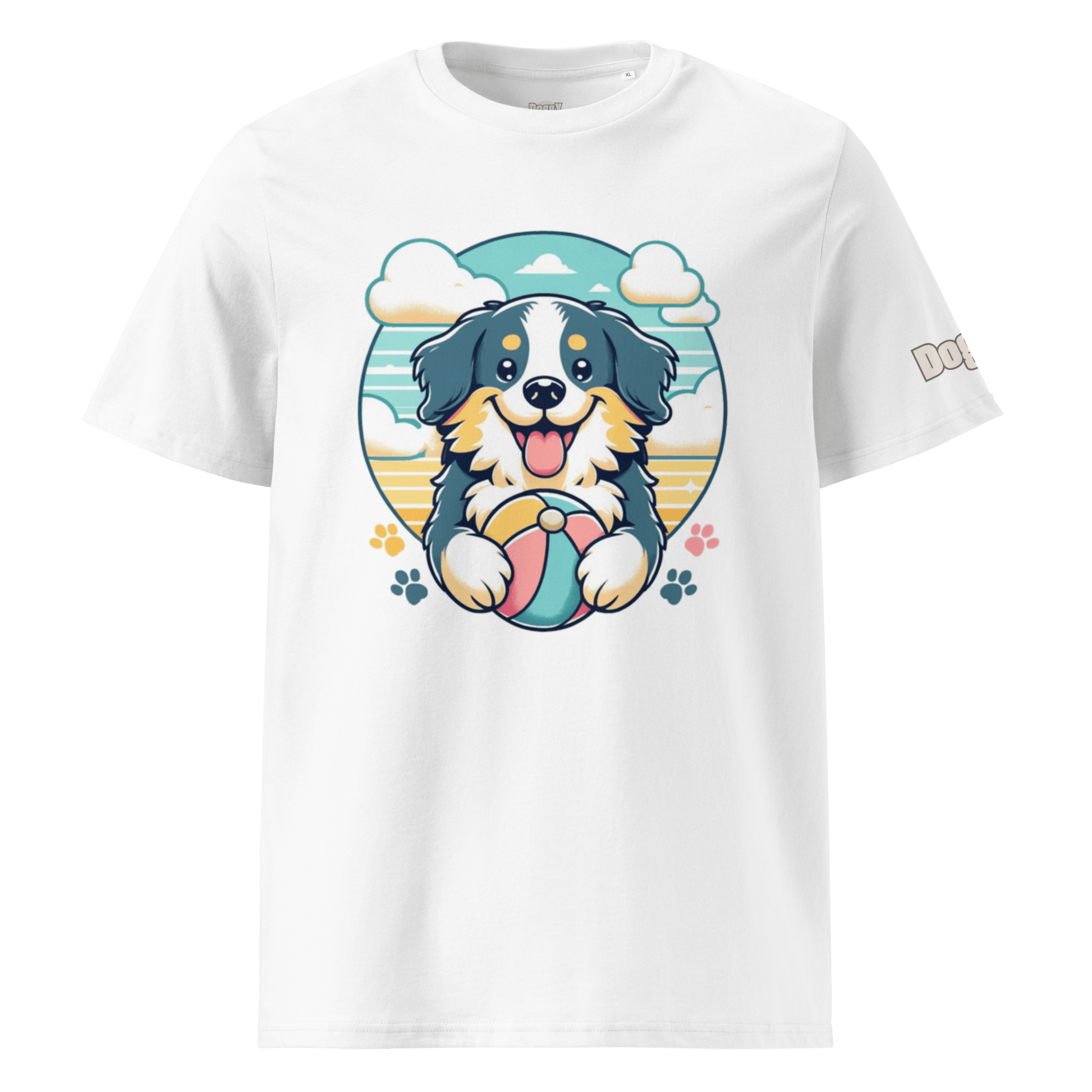 T-shirt unisexe en coton biologique - Collection Berger Australien - Doggy Trend