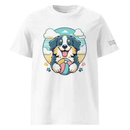 T-shirt unisexe en coton biologique - Collection Berger Australien - Doggy Trend