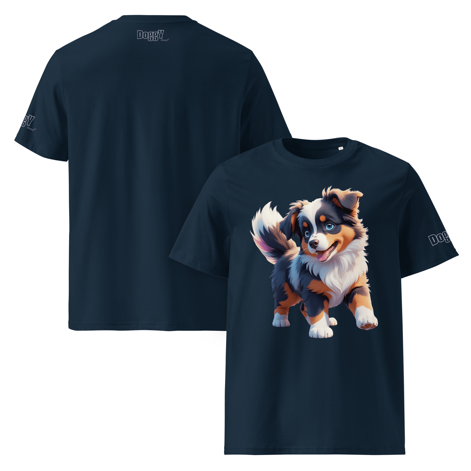 T-shirt unisexe en coton biologique - Collection Berger Australien - Doggy Trend