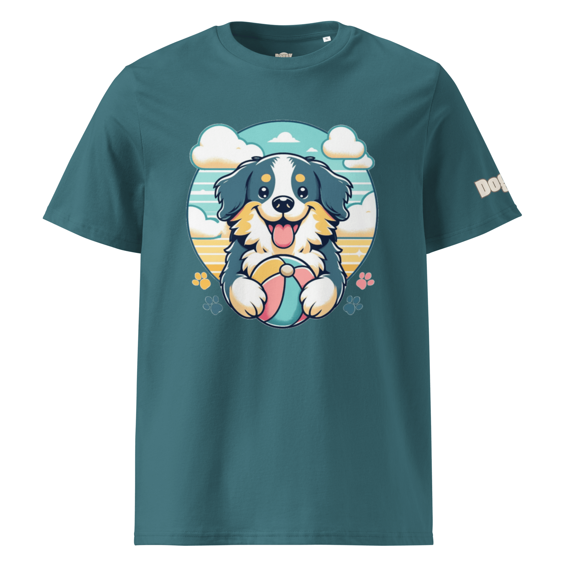 T-shirt unisexe en coton biologique - Collection Berger Australien - Doggy Trend