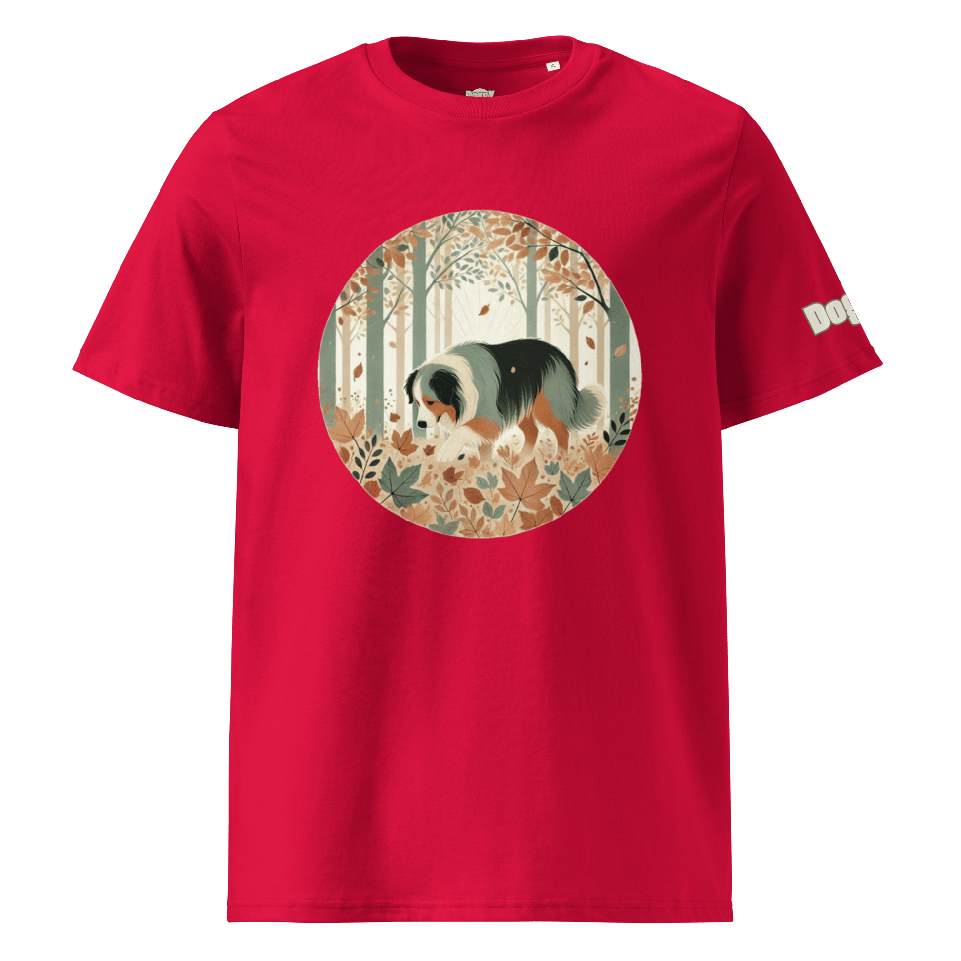 T-shirt unisexe en coton biologique - Collection Berger Australien - Doggy Trend