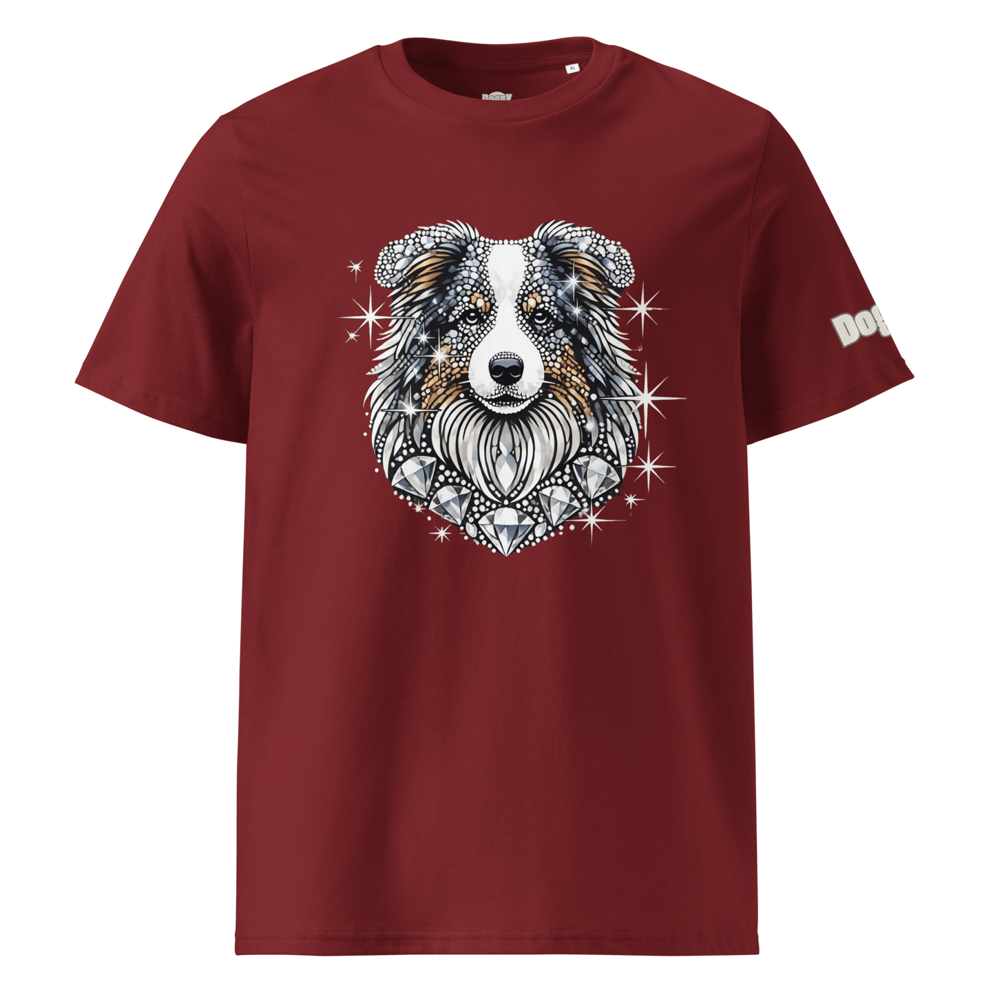 T-shirt unisexe en coton biologique - Collection Berger Australien - Doggy Trend