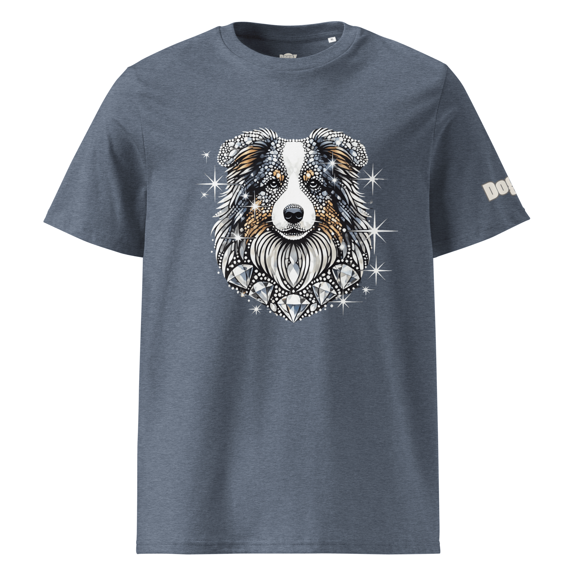 T-shirt unisexe en coton biologique - Collection Berger Australien - Doggy Trend