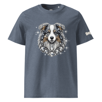 T-shirt unisexe en coton biologique - Collection Berger Australien - Doggy Trend