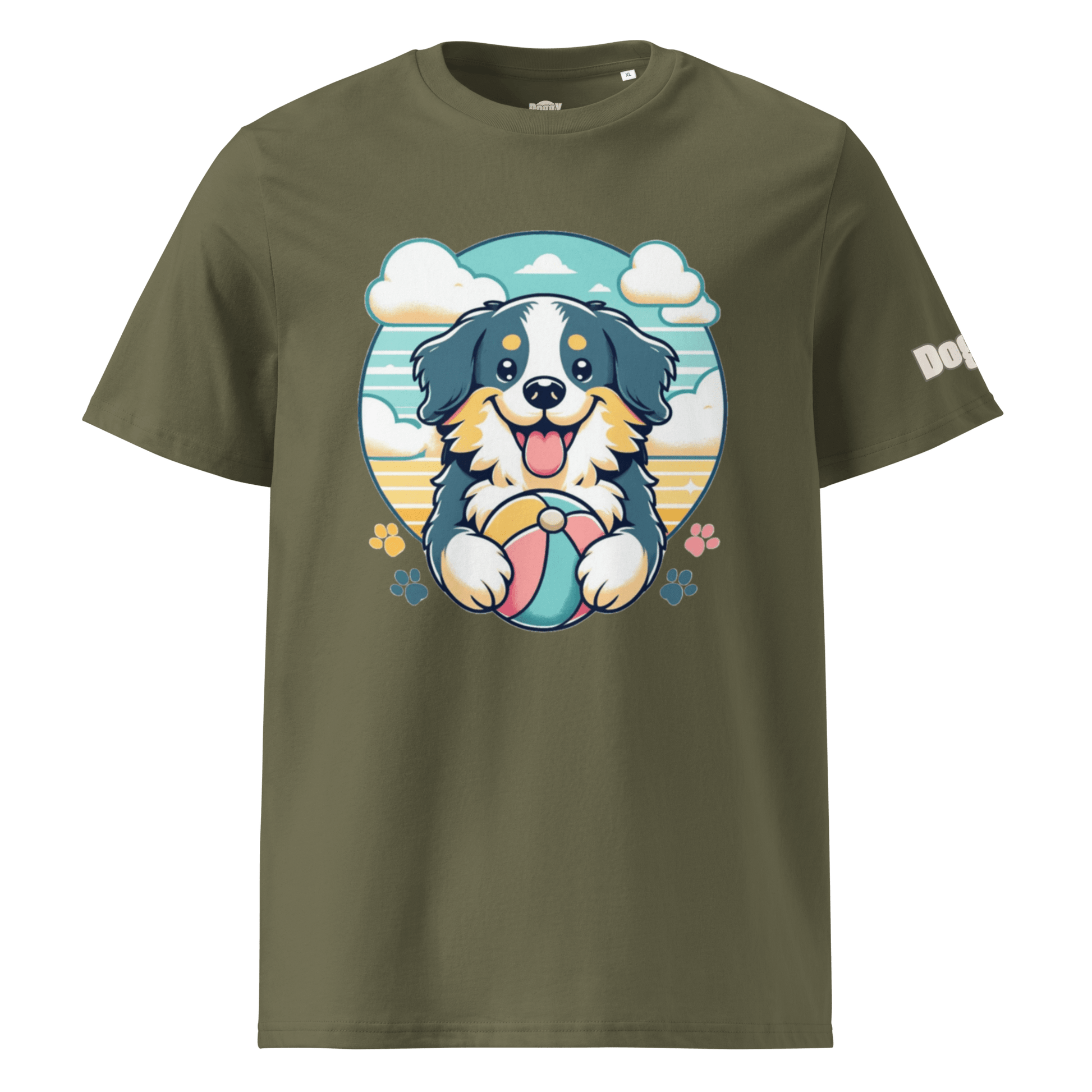 T-shirt unisexe en coton biologique - Collection Berger Australien - Doggy Trend