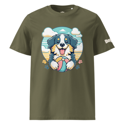 T-shirt unisexe en coton biologique - Collection Berger Australien - Doggy Trend